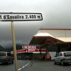 Raz w dół, raz w górę. Najwyżej położone drogowe przejście graniczne: Francja-Andora. 2408m npm.