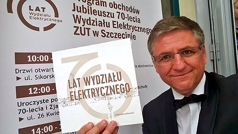 70 lat WE Politechniki Szczecińskiej (ZUT). Roman Czejarek.